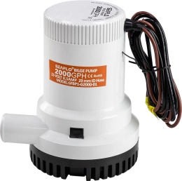 Помпа осушительная 12В 2000GPH (126 л/мин) SeaFlo (SFBP1-G2000-01)